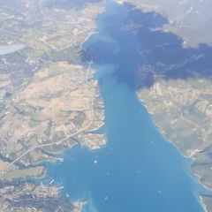 Flugwegposition um 15:59:43: Aufgenommen in der Nähe von Département Hautes-Alpes, Frankreich in 3654 Meter